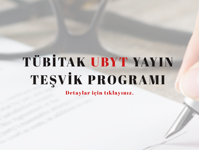 TÜBİTAK UBYT Yayın  Teşvik Programı